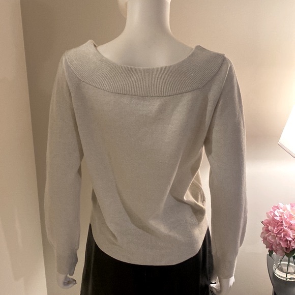 CeCe Boatneck Metallic Knit Sweater - Picture 6 of 6